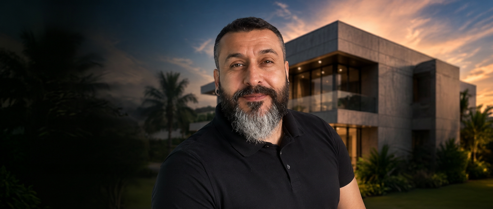 Profissionais da construção em uma obra